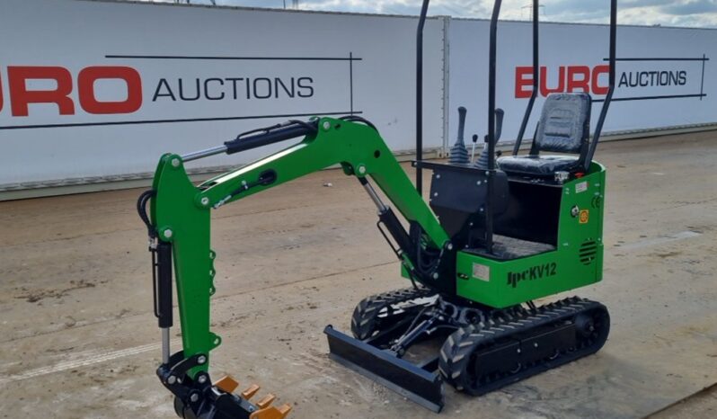 Unused 2024 JPC KV12 Mini Excavators For Auction: Leeds – 23rd, 24th, 25th, 26th October @ 08:00am