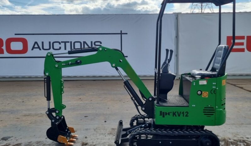 Unused 2024 JPC KV12 Mini Excavators For Auction: Leeds – 23rd, 24th, 25th, 26th October @ 08:00am full