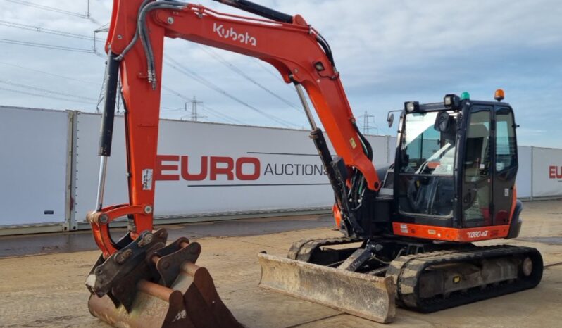 2018 Kubota KX080-4A 6 Ton+ Excavators For Auction: Leeds – 23rd, 24th, 25th, 26th October @ 08:00am