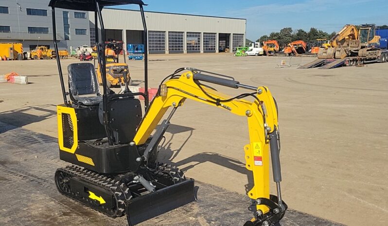 Unused 2024 Colt YFE10 Mini Excavators For Auction: Leeds – 23rd, 24th, 25th, 26th October @ 08:00am full