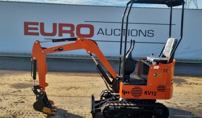 Unused 2024 JPC KV12 Mini Excavators For Auction: Leeds – 23rd, 24th, 25th, 26th October @ 08:00am full