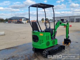 Unused 2024 JPC KV12 Mini Excavators For Auction: Leeds – 23rd, 24th, 25th, 26th October @ 08:00am full