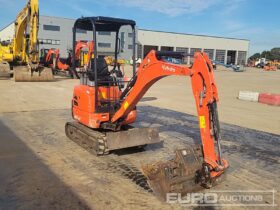 2018 Kubota U17-3A Mini Excavators For Auction: Leeds – 23rd, 24th, 25th, 26th October @ 08:00am full