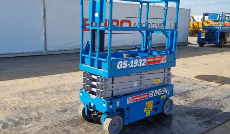 Genie GS1932 Manlifts For Auction: Leeds – 23rd, 24th, 25th, 26th October @ 08:00am