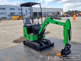 Unused 2024 JPC KV12 Mini Excavators For Auction: Leeds – 23rd, 24th, 25th, 26th October @ 08:00am full