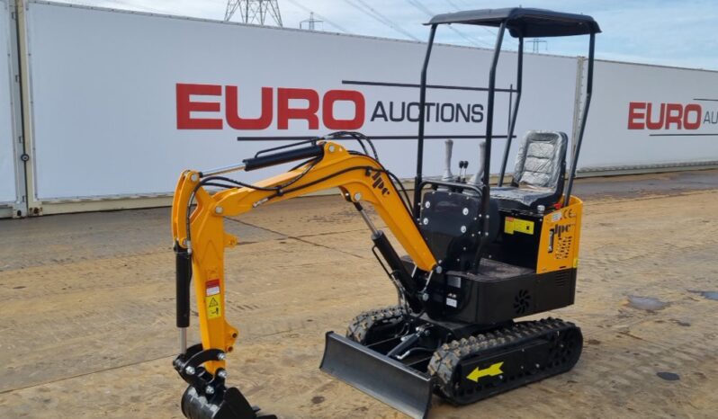 Unused 2024 JPC HT12 Mini Excavators For Auction: Leeds – 23rd, 24th, 25th, 26th October @ 08:00am