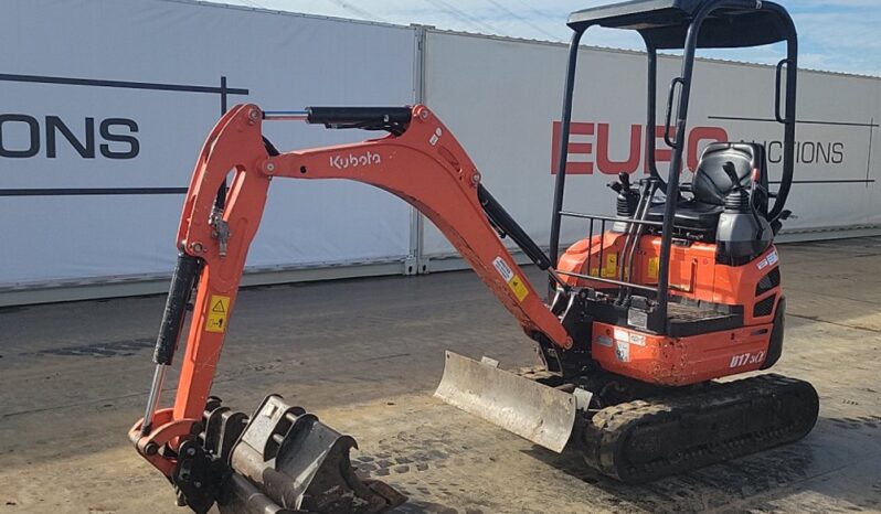 2018 Kubota U17-3A Mini Excavators For Auction: Leeds – 23rd, 24th, 25th, 26th October @ 08:00am