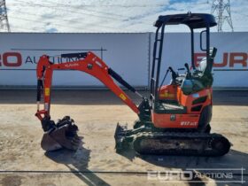 2018 Kubota U17-3A Mini Excavators For Auction: Leeds – 23rd, 24th, 25th, 26th October @ 08:00am full