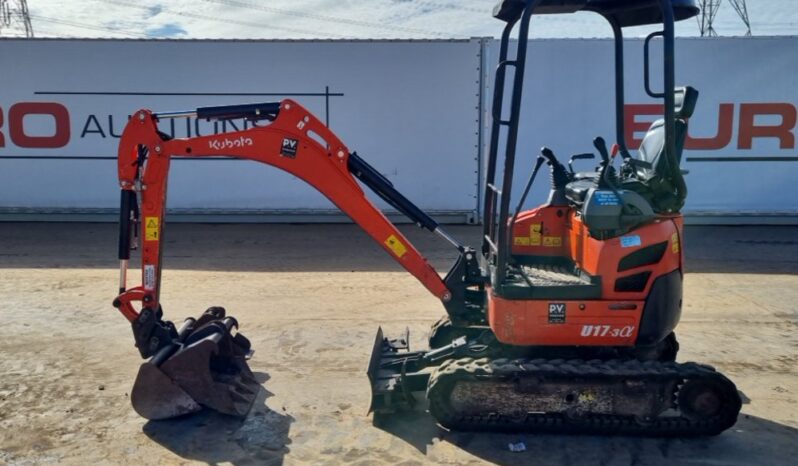 2018 Kubota U17-3A Mini Excavators For Auction: Leeds – 23rd, 24th, 25th, 26th October @ 08:00am full