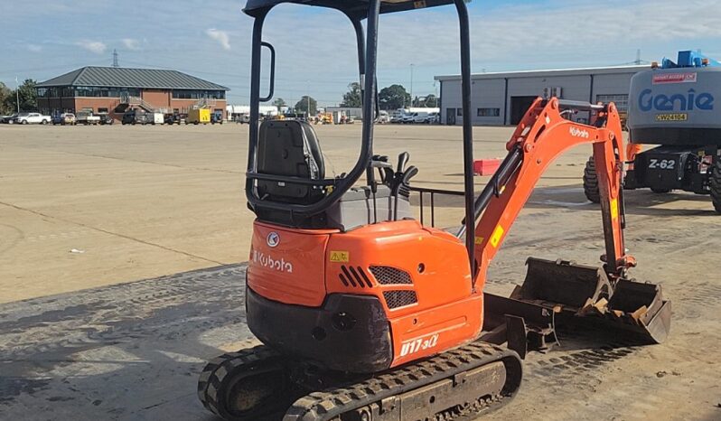 2018 Kubota U17-3A Mini Excavators For Auction: Leeds – 23rd, 24th, 25th, 26th October @ 08:00am full