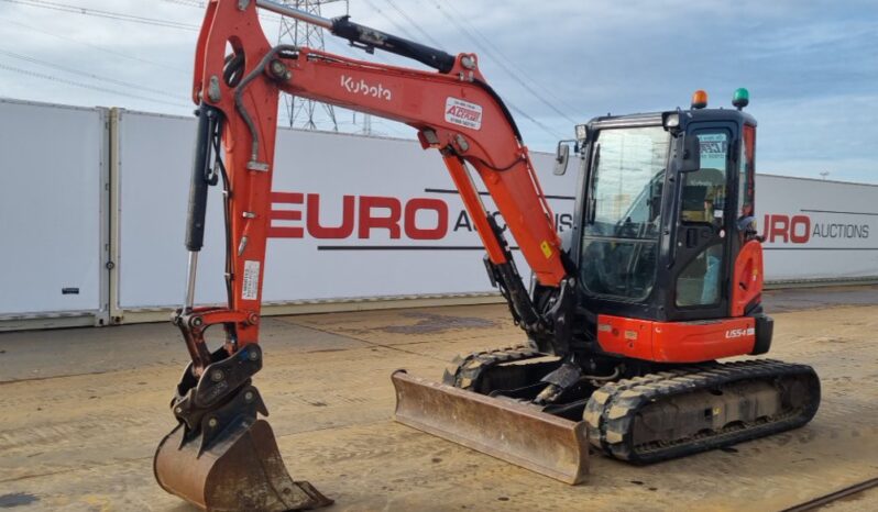 2018 Kubota U55-4 Mini Excavators For Auction: Leeds – 23rd, 24th, 25th, 26th October @ 08:00am