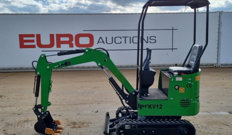 Unused 2024 JPC KV12 Mini Excavators For Auction: Leeds – 23rd, 24th, 25th, 26th October @ 08:00am full