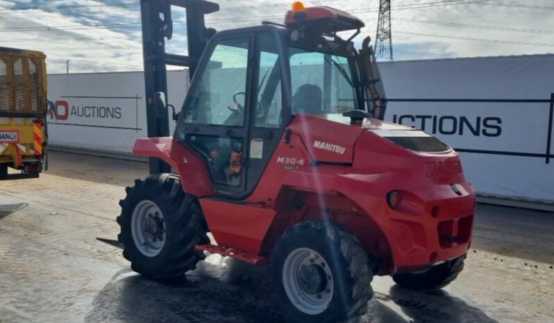 2019 Manitou M30-4 Rough Terrain Forklifts For Auction: Leeds – 23rd, 24th, 25th, 26th October @ 08:00am full