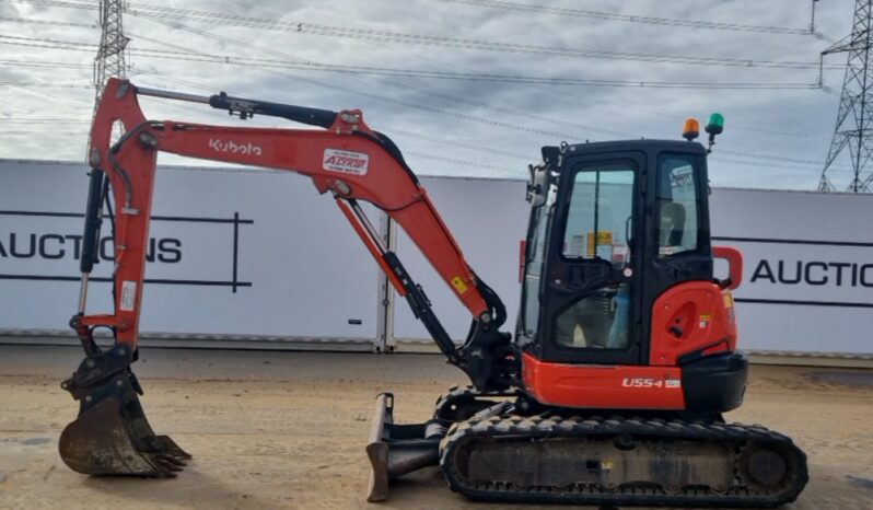 2018 Kubota U55-4 Mini Excavators For Auction: Leeds – 23rd, 24th, 25th, 26th October @ 08:00am full