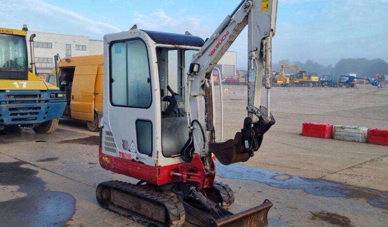 2012 Taketuchi TB016 Mini Excavators For Auction: Leeds – 23rd, 24th, 25th, 26th October @ 08:00am full