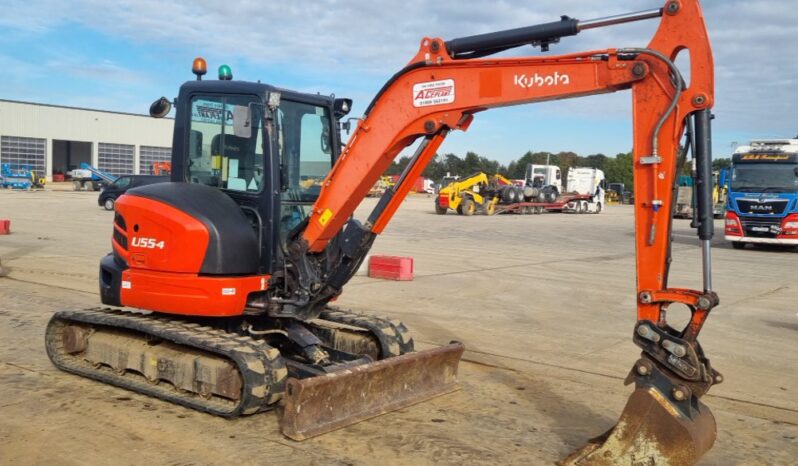 2018 Kubota U55-4 Mini Excavators For Auction: Leeds – 23rd, 24th, 25th, 26th October @ 08:00am full