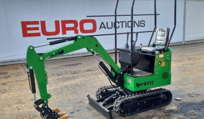 Unused 2024 JPC KV12 Mini Excavators For Auction: Leeds – 23rd, 24th, 25th, 26th October @ 08:00am