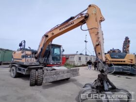 2017 Hyundai HW140 Wheeled Excavators For Auction: Leeds – 23rd, 24th, 25th, 26th October @ 08:00am full