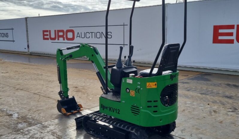 Unused 2024 JPC KV12 Mini Excavators For Auction: Leeds – 23rd, 24th, 25th, 26th October @ 08:00am full