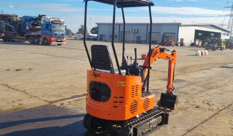 Unused 2024 JPC KV12 Mini Excavators For Auction: Leeds – 23rd, 24th, 25th, 26th October @ 08:00am full