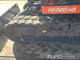 2018 Kubota KX080-4A 6 Ton+ Excavators For Auction: Leeds – 23rd, 24th, 25th, 26th October @ 08:00am full