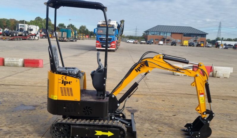 Unused 2024 JPC HT12 Mini Excavators For Auction: Leeds – 23rd, 24th, 25th, 26th October @ 08:00am full