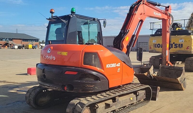 2018 Kubota KX080-4A 6 Ton+ Excavators For Auction: Leeds – 23rd, 24th, 25th, 26th October @ 08:00am full