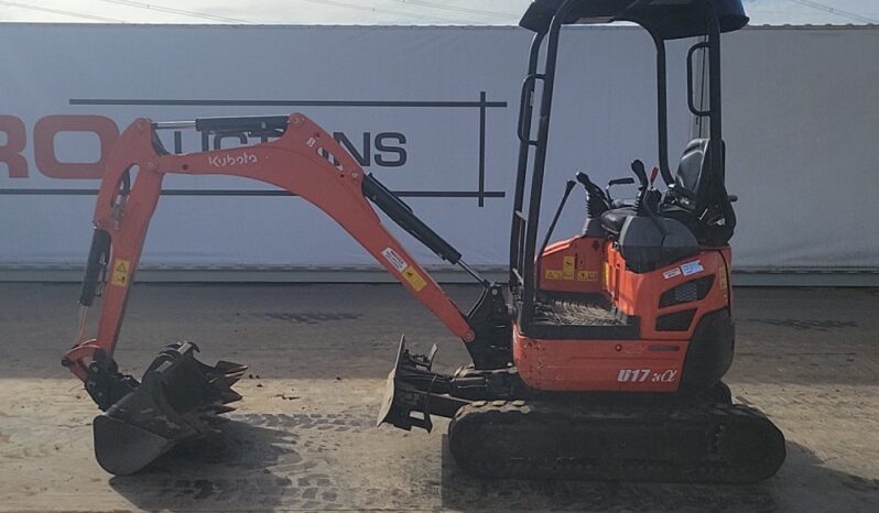 2018 Kubota U17-3A Mini Excavators For Auction: Leeds – 23rd, 24th, 25th, 26th October @ 08:00am full