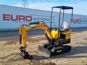 Unused 2024 JPC HT12 Mini Excavators For Auction: Leeds – 23rd, 24th, 25th, 26th October @ 08:00am