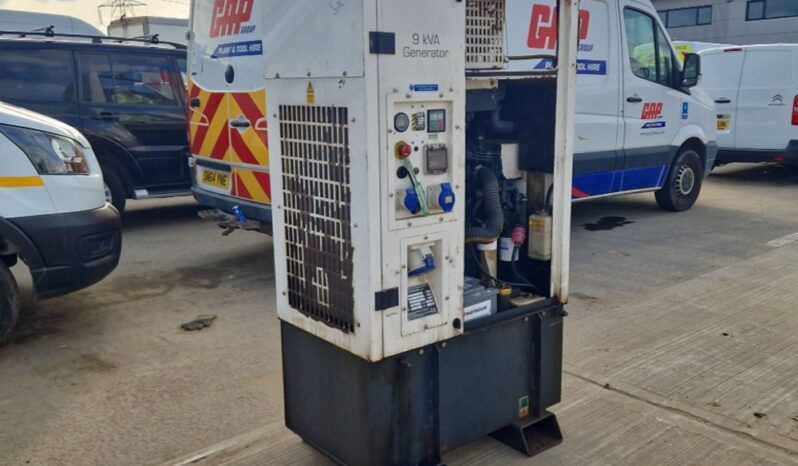 2011 Harrington 9kVA Static Generator, Kubota Engine (Parts Missing) Generators For Auction: Leeds – 23rd, 24th, 25th, 26th October @ 08:00am