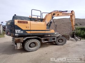 2017 Hyundai HW140 Wheeled Excavators For Auction: Leeds – 23rd, 24th, 25th, 26th October @ 08:00am full