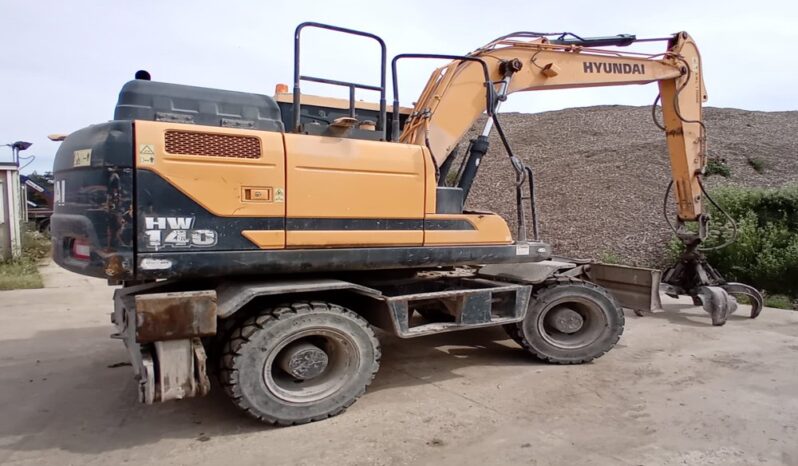 2017 Hyundai HW140 Wheeled Excavators For Auction: Leeds – 23rd, 24th, 25th, 26th October @ 08:00am full