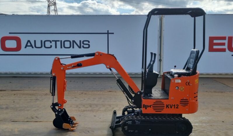 Unused 2024 JPC KV12 Mini Excavators For Auction: Leeds – 23rd, 24th, 25th, 26th October @ 08:00am full