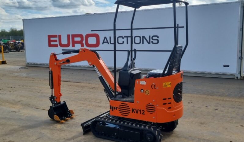 Unused 2024 JPC KV12 Mini Excavators For Auction: Leeds – 23rd, 24th, 25th, 26th October @ 08:00am full