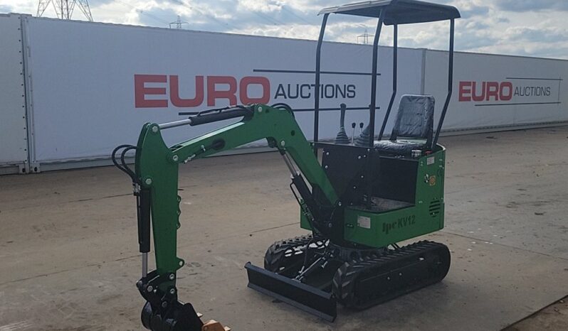 Unused 2024 JPC KV12 Mini Excavators For Auction: Leeds – 23rd, 24th, 25th, 26th October @ 08:00am