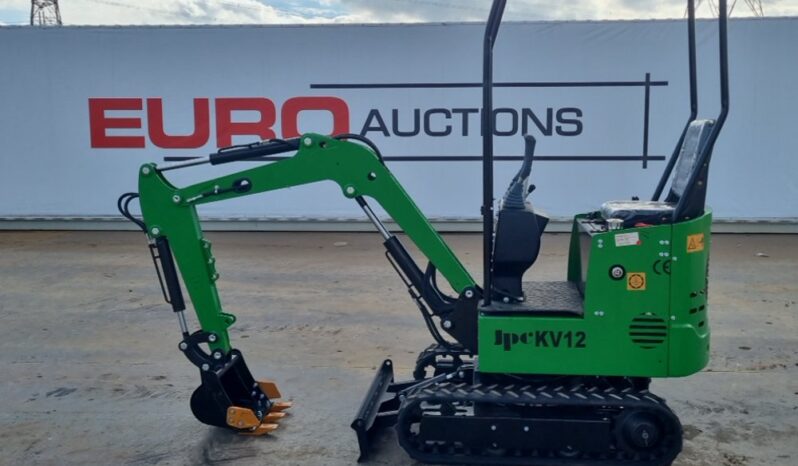 Unused 2024 JPC KV12 Mini Excavators For Auction: Leeds – 23rd, 24th, 25th, 26th October @ 08:00am full