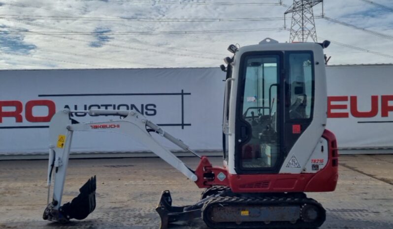 2020 Takeuchi TB216 Mini Excavators For Auction: Leeds – 23rd, 24th, 25th, 26th October @ 08:00am full