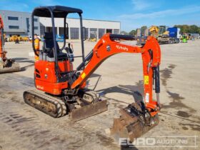 2018 Kubota U17-3A Mini Excavators For Auction: Leeds – 23rd, 24th, 25th, 26th October @ 08:00am full