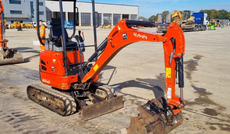 2018 Kubota U17-3A Mini Excavators For Auction: Leeds – 23rd, 24th, 25th, 26th October @ 08:00am full