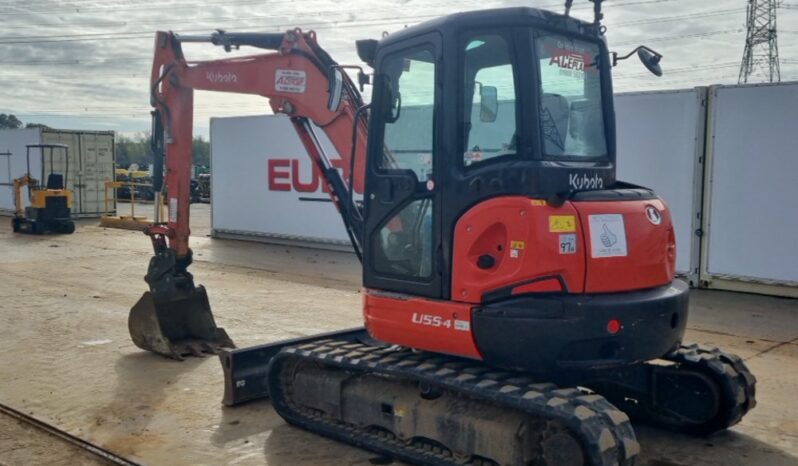 2018 Kubota U55-4 Mini Excavators For Auction: Leeds – 23rd, 24th, 25th, 26th October @ 08:00am full