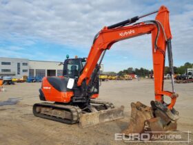 2018 Kubota KX080-4A 6 Ton+ Excavators For Auction: Leeds – 23rd, 24th, 25th, 26th October @ 08:00am full