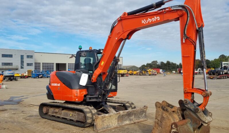 2018 Kubota KX080-4A 6 Ton+ Excavators For Auction: Leeds – 23rd, 24th, 25th, 26th October @ 08:00am full