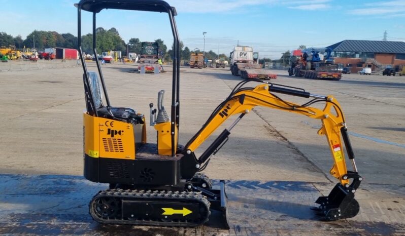 Unused 2024 JPC HT12 Mini Excavators For Auction: Leeds – 23rd, 24th, 25th, 26th October @ 08:00am full