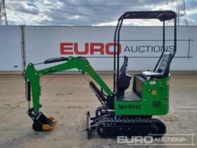 Unused 2024 JPC KV12 Mini Excavators For Auction: Leeds – 23rd, 24th, 25th, 26th October @ 08:00am full