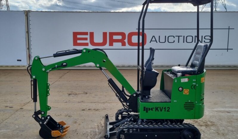 Unused 2024 JPC KV12 Mini Excavators For Auction: Leeds – 23rd, 24th, 25th, 26th October @ 08:00am full