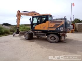 2017 Hyundai HW140 Wheeled Excavators For Auction: Leeds – 23rd, 24th, 25th, 26th October @ 08:00am full