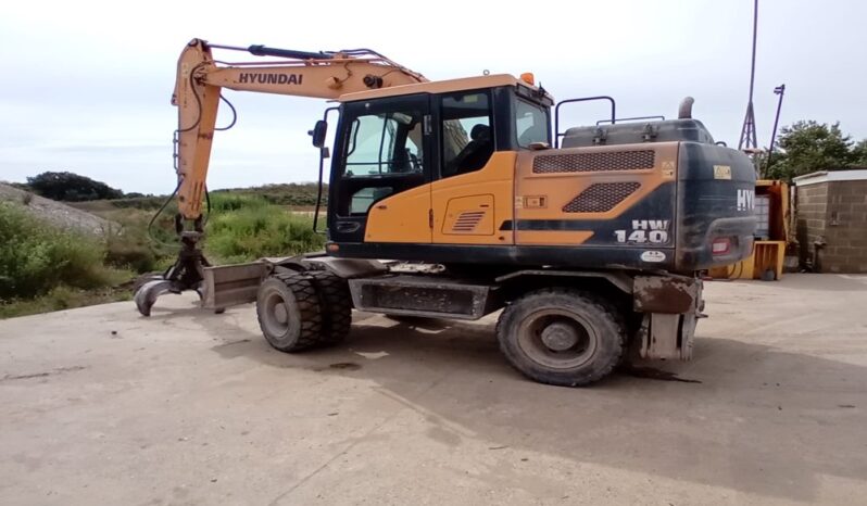 2017 Hyundai HW140 Wheeled Excavators For Auction: Leeds – 23rd, 24th, 25th, 26th October @ 08:00am full