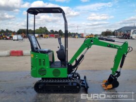 Unused 2024 JPC KV12 Mini Excavators For Auction: Leeds – 23rd, 24th, 25th, 26th October @ 08:00am full