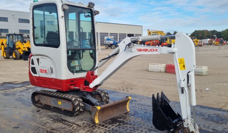 2020 Takeuchi TB216 Mini Excavators For Auction: Leeds – 23rd, 24th, 25th, 26th October @ 08:00am full