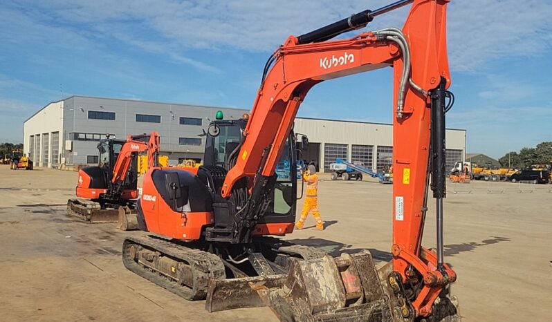 2018 Kubota KX080-4A 6 Ton+ Excavators For Auction: Leeds – 23rd, 24th, 25th, 26th October @ 08:00am full